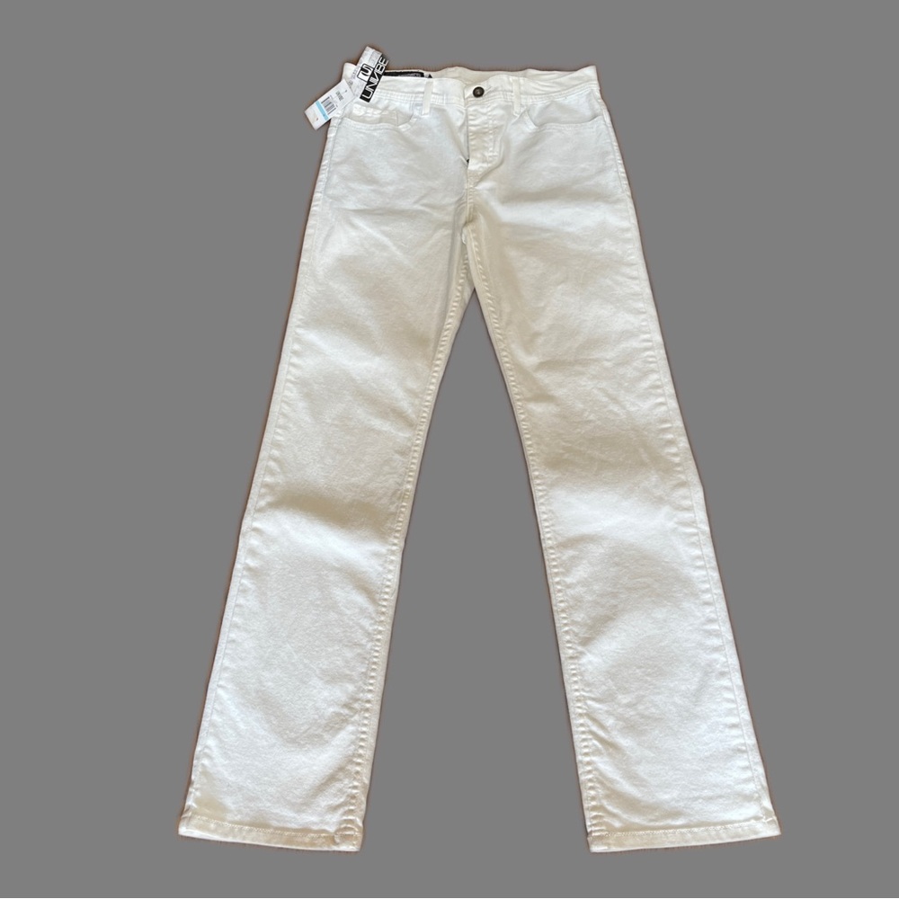 Univibe White Straight-Leg Jeans NWT Size 20 (Stretch Waist)